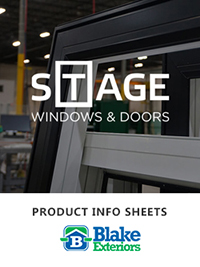 Blake Exteriors Stage Windows & Doors Product Information London Ontario